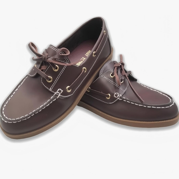 Elegant Brown Boat Shoes - Picture 6 of 16